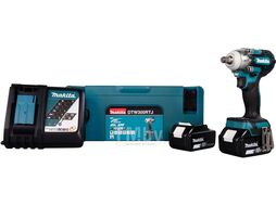 Аккум. ударный гайковерт MAKITA DTW300RTJ MAKPAC (18.0 В, 2 акк., 5.0 А/ч Li-Ion, посадочн. квадрат 1/2 ", 330 Нм, вес 1.8 кг)