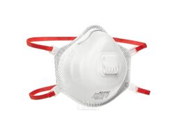 Респиратор (полумаска) SAVEX 313V формов. с клап. FFP3 (до 50 ПДК) инд. уп. (AirON)