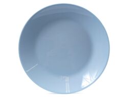 Тарелка мелкая стеклокерамическая "Zelie light blue" 25 см Belbohemia