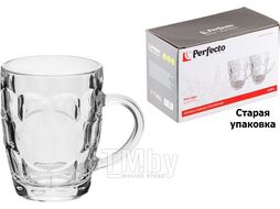 Кружка пивная стеклянная PERFECTO LINEA Пэйл Лагер (Pale Lager), 2шт, 540 мл