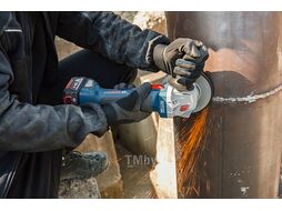 УШМ (болгарка) аккумуляторная BOSCH GWS 180-LI в кор. (18.0 В, БЕЗ АККУМУЛЯТОРА, диск 125х22.0 мм)