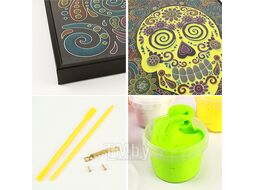 Картина из легкого пластилина ТМ Moon Light Clay Череп (30х40 см)