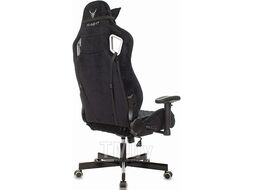 Кресло игровое Knight Outrider черный Light-20 с подголов. крестов. металл