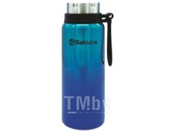 Термос Sakura TH-03-1000BL 1,0л с ситом и ручкой (голуб/син)
