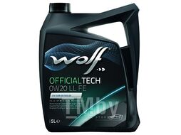 Моторное масло (PN 8331336) OfficialTech 0W-20 LL FE 5 л Wolf 65621/5