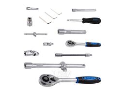 Набор инструментов 94пр. 1/4'', 1/2'' (6гр.)(4-32мм) KINGTUL KT-94
