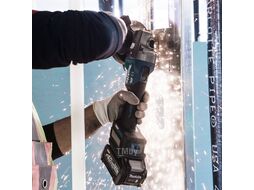 УШМ (болгарка) аккумуляторная MAKITA GA 012 GM 201 (40В, 115 мм, 8500 об/м, клав. (2x4.0Ач,DC40RA,Makpac4))
