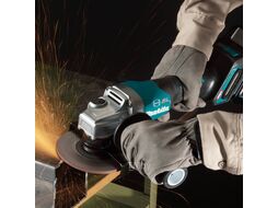 УШМ (болгарка) аккумуляторная MAKITA GA 012 GM 201 (40В, 115 мм, 8500 об/м, клав. (2x4.0Ач,DC40RA,Makpac4))