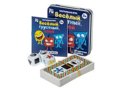 Игра настольная "Весёлый,грустный,злой" (жестяная коробочка) Десятое Королевство 3526