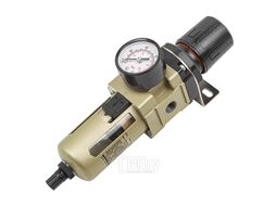 Фильтр-регулятор с индикатором давления для пневмосистем 1/4"(10Мк, 2000 л/мин, 0-10bar,раб. температура 5-60) Forsage F-AW3000-02