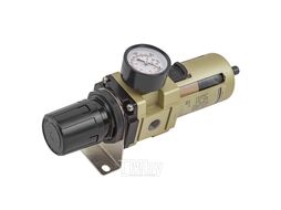 Фильтр-регулятор с индикатором давления для пневмосистем 1/2''(10Мк, 4000 л/мин, 0-10bar,раб. температура 5-60) Forsage F-AW4000-04