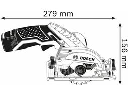 Аккум. циркулярная пила BOSCH GKS 12V-26 в кор. (12.0 В, 1 акк., 2.0 А/ч, Li-Ion, 85х15 мм, до 27 мм)