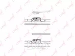 Зимняя щётка стеклоочистителя 400 mm LYNXauto LW400