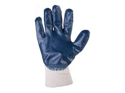 Перчатки нитриловые, полное покрытие (трикотажн. манжет) р-р 10/XL, JetaSafety (JETA SAFETY)