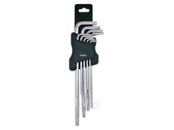 Набор ключей TORX Г-образных экстра длинных, 9пр. (Т10, Т15, Т20, Т25, Т27, Т30, Т40, Т45, Т50) в пластиковом держателе Rock FORCE 5098XL