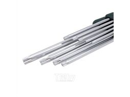 Набор ключей TORX Г-образных экстра длинных, 9пр. (Т10, Т15, Т20, Т25, Т27, Т30, Т40, Т45, Т50) в пластиковом держателе Rock FORCE 5098XL