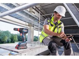 Аккум. ударный гайковерт BOSCH GDX 18V-200 C L-BOXX (18.0 В, 2 акк., 5.0 А/ч Li-Ion, посадочн. квадрат 1/2, внутр. шестигр. 1/4 ", 200 Нм, вес 1.7 кг)
