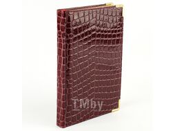 Ежедневник недатированный А5 152л Iguana (бордо) обложка искусств. кожа , золотой срез мет.уг КанцЭксмо ЕКП52015205