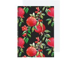 Тетрадь А4 96л кл, на спирали Juicy pomegranate обложка выб лак блёстки КанцЭксмо ТСБ4964938