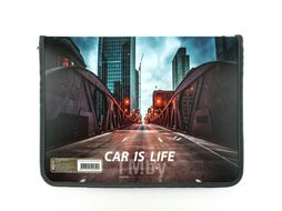 Папка для труда А4 на молнии Car is life Пчелка ПТР-5
