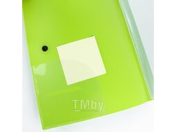 Папка на резинке А4 внутри 5 двойных уголков Diamond салатовая Darvish DV-1771D-LG