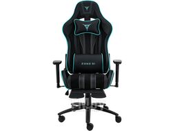 Кресло компьютерное игровое ZONE 51 GRAVITY Black-Cyan