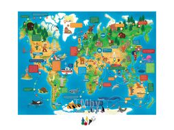 Игра настольная ходилка "Кругосветка" Десятое Королевство 2941