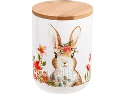 Банка для сыпучих продуктов керамическая 750 мл, серия EASTER BUNNY, PERFECTO LINEA