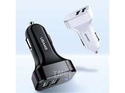 Автомобильное зарядное USAMS 2.1A 10.5 W Dual Ports USB 2.0 черный CC87TC01