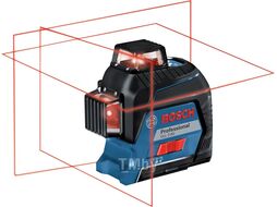 Нивелир лазерный линейный BOSCH GLL 3-80 в чем. (проекция: 3 плоскости 360, до 120 м, +/- 0.20 мм/м, резьба 1/4, 5/8")