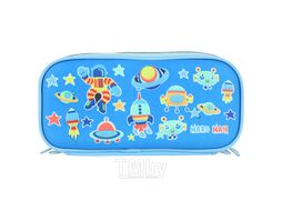 Пенал 2 отделения "ASTRONAUT" 21,5*10,5см (темно-синий) Darvish DV-LCF302-11