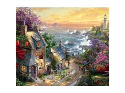 Алмазная живопись 40*50см Морской посёлок Darvish DV-9511-61