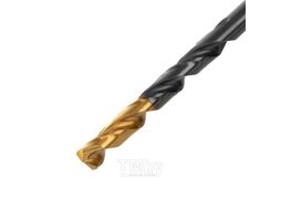 Сверло по металлу, 4,2 мм, HSS-Tin, Golden Tip, 10 шт. Denzel 717210