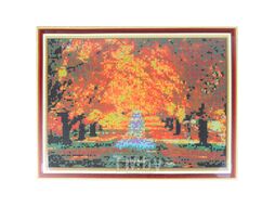 Алмазная живопись 30*40см Жёлтая осень Darvish DV-9513-95