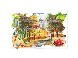 Набор для творчества "Рисование по номерам" холст-30*20см Ягода-малина Darvish DV-4358-39