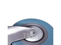 Поворотная колесная опора с торм. с болтом сер. рез. (10/120) Longway SCtgb 25