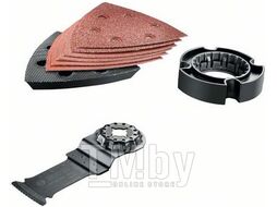 Многофункциональный инструмент (реноватор) BOSCH PMF 220 CE в чем. + набор оснастки (220 Вт, 15000 -20000 об/мин) (0603102020)