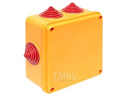 Коробка огнестойкая 100х100х50мм IP55, 1 тройной клеммник 1,5-10 мм2 EKF plc-kmrf-100-3-10