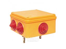 Коробка огнестойкая 100х100х50мм IP55, 1 тройной клеммник 1,5-10 мм2 EKF plc-kmrf-100-3-10