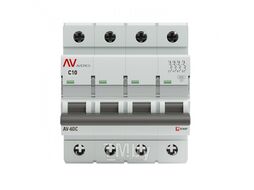Выключатель автоматический AV-6 DC 4P 10A (C) 6kA EKF AVERES mcb6-DC-4-10C-av