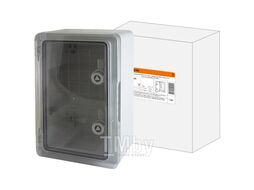Бокс пластиковый ЩМП-0-3, прозр., крышка ABS, IP65, -45 до +75 С, навесной, (400x300x170) TDM SQ0933-0203