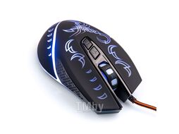 Мышь MGK-20U Dialog Gan-Kata - игровая, 7 кнопок ролик , 7-ми цветная подсветка, USB, черная