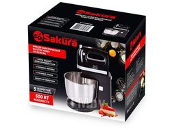 Миксер планетарный Sakura SA-6326CBK