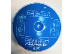 Картридж газовый СG C206 прокольного типа, 190гр (80% бутан + 20% пропан) FLAMECLUB C206