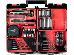 Аккумуляторная дрель-шуруповерт 2х2.0Ач Li с набором инструметов Metabo BS 18 LT Set