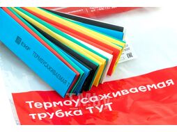 Термоусаживаемая трубка ТУТ нг 12/6 набор: 7 цветов по 3шт. 100мм. EKF PROxima tut-n-12