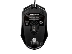 Мышь MOG-02U Nakatomi Gaming mouse - игровая, 4 кнопки ролик, 7-ми цветная подсветка, USB, черная