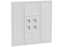 Устройство этажное распределительное встроенное типа УЭРВ 4 кв. EKF Basic 1300х1300х150 uerv-4-1300-1300