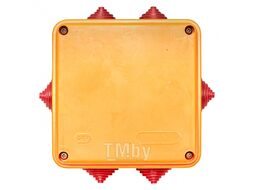 Коробка огнестойкая 100х100х50мм IP55, 3 двойных клеммника 1,5-10 мм2 EKF plc-kmrf-100-6-10