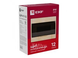 Щит распределительный навесной ЩРН-П-12 светлое дерево IP41 EKF PROxima
